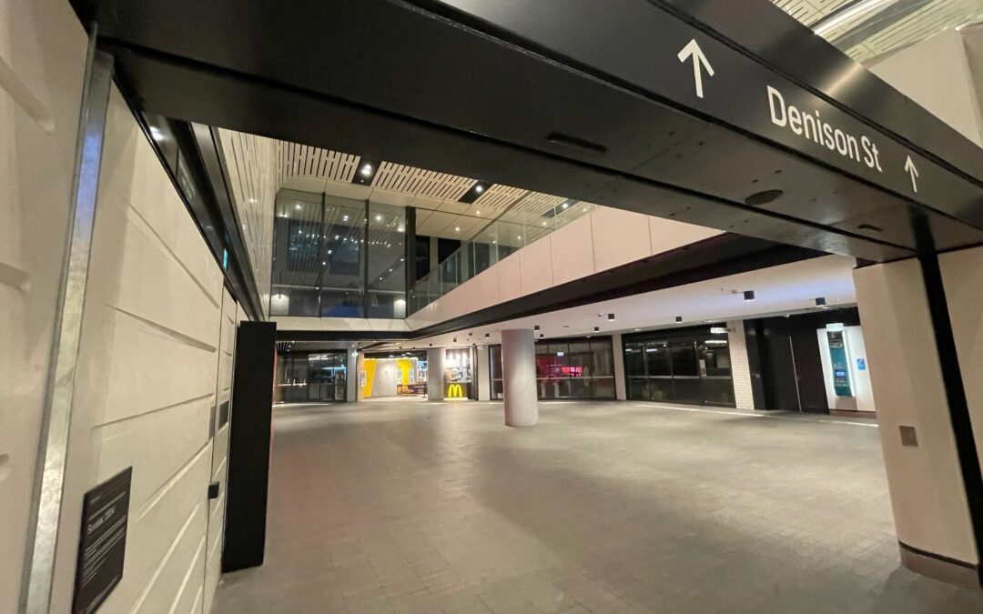 Victoria Cross Integrated Station Fire Separation Achieved Through FireMaster Horizontal Curtain Deployment